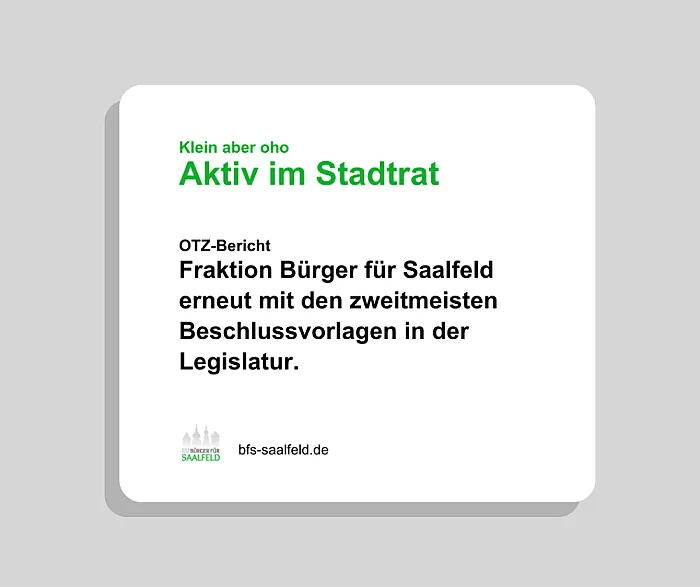 Kleinste Fraktion schwer aktiv!