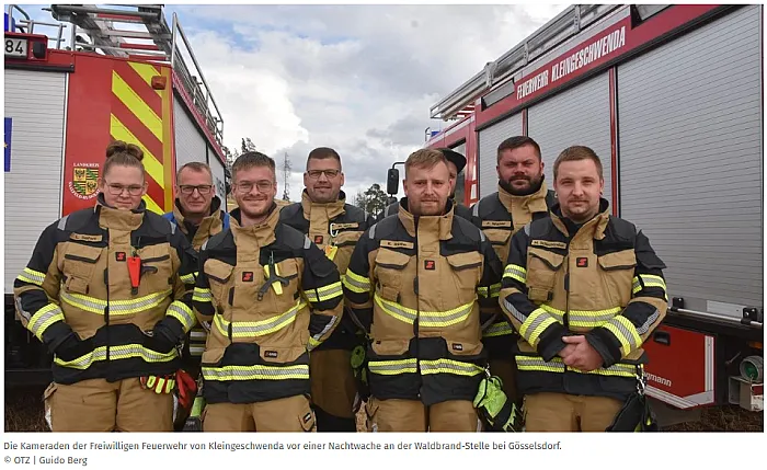 Unterstützung für Feuerwehrhalle in Kleingeschwenda
